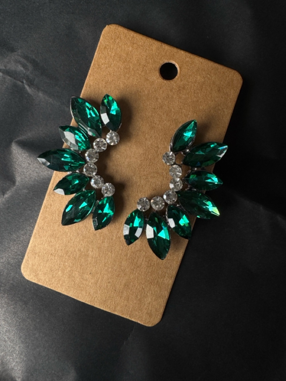 Art Deco Marquise Statement Earrings